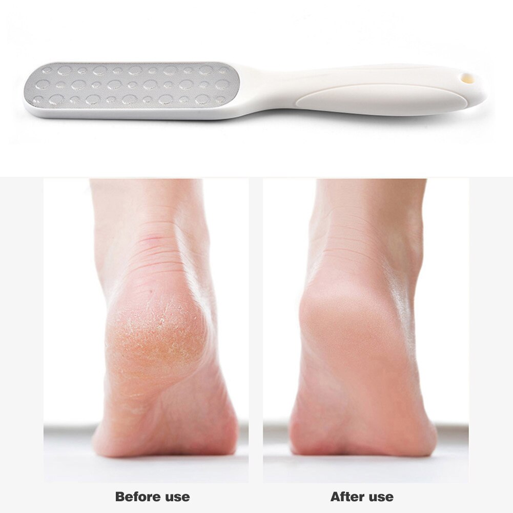 1 stk dobbelt side fodfil rasp hæl rivejern hård død hud callus remover pedicure fil fod rivejern hudpleje