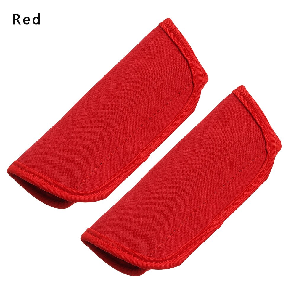 2 st / set barnvagn handtag täcka barnvagnar armstöd täcker självhäftande elastiskt vattentätt grepp täcka barnvagn tillbehör: Stil 1- röd