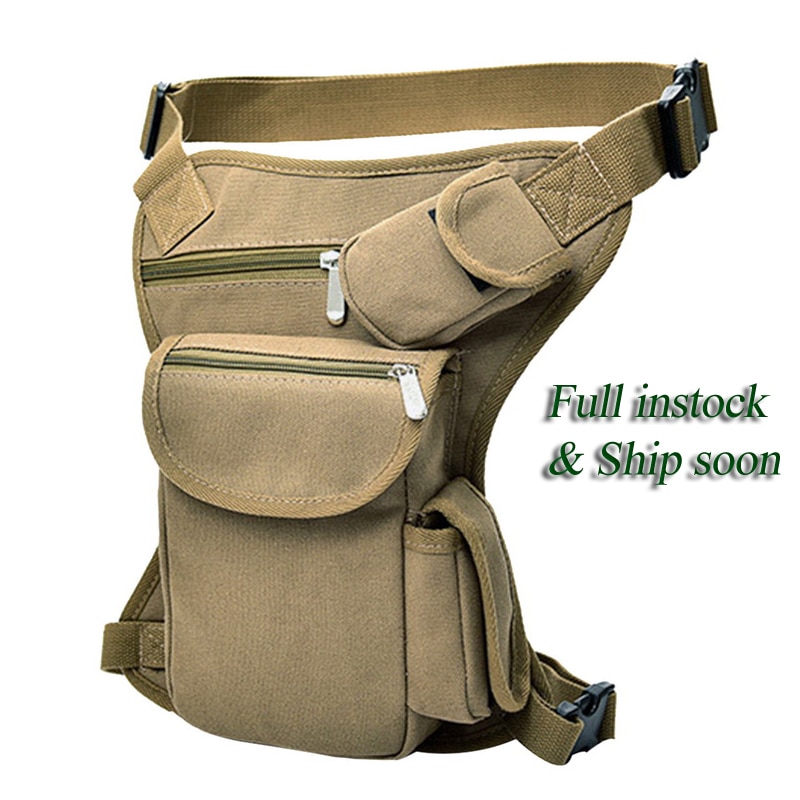 Puimentiua, bolso de viaje para hombre para montar en motocicleta, bandolera de cintura portátil, bolsa informal de lona, varios bolsillos