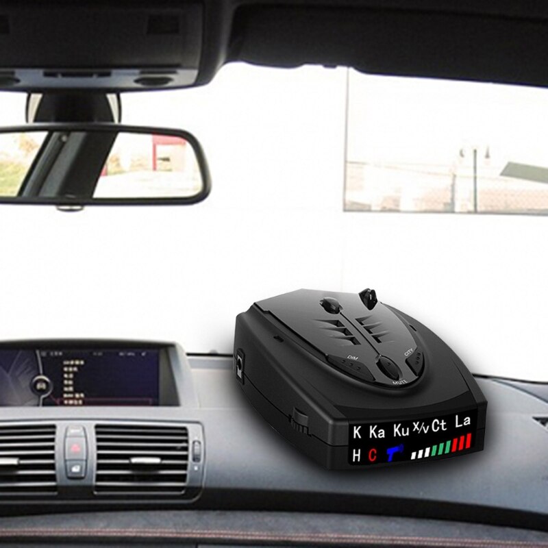 12V Auto Car Anti Ra dar Detector English Russian Thai Voice Alert X K CT La Vehicle Antiradar Alarm Warning