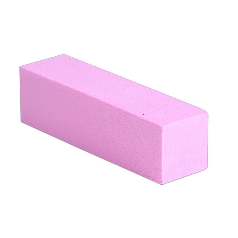 7 -farvet svamp neglefil buffer polering slibeklods neglekunst gør-det-selv-negle manicure pedicure neglefil