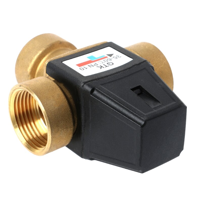 Solar Water Heater Valve 3-Way Thermostatic Mixer Valve 3 Way Male Thread Thermostatic Mixing Valve