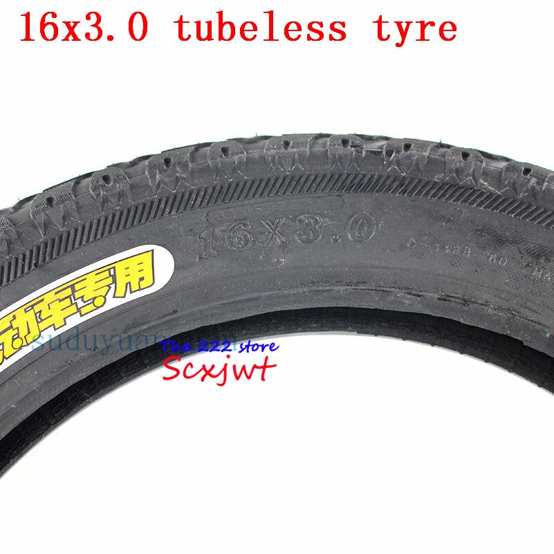 16x3.0 inch thickening tubeless tire electric car tire 16*3.0 inch Electric Vehicle and E-bike Vacuum tyre