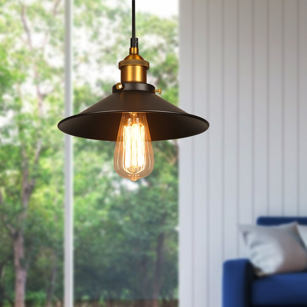 Retro Industrial Style Ceiling Lamp Vintage Iron Pendant Lighting Fixture
