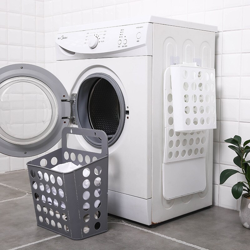 Modern Multi Function Laundry Organizer Basket Kitchen Organizer Plastic Clothes Home Sundries Living Room Bathroom Storage