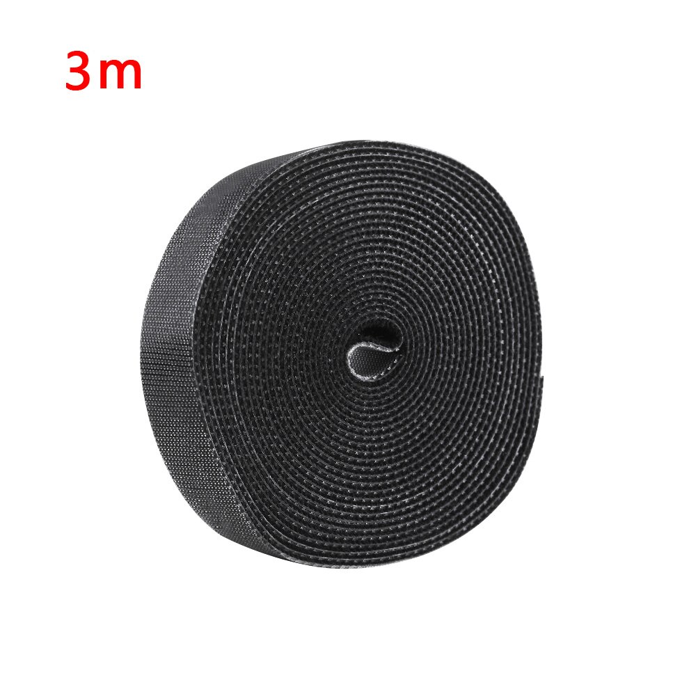 Nylon Strap Cable Cord Organizer Wire Winder Holder Earphone Mouse USB Cable Fastener Management Wire Protector: 3M