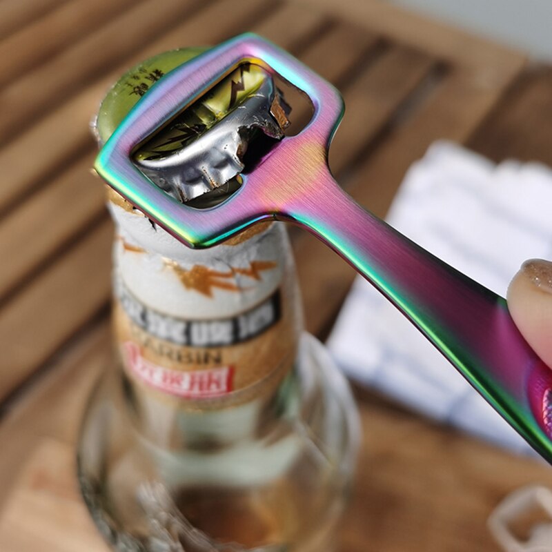 Engraved 304 Stainless Steel Beer Beverage Bottle Opener, Handmade Bartender Bottle Opener, Kitchen Bar Tools