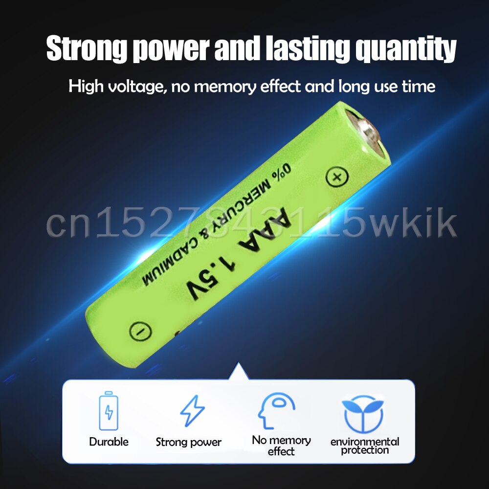 1-4PCS Rechargeable AAA 1.5V 2100mAh Alkaline Battery For Flashlight Toys Watch Wireless Keyboard Mouse PK Ni-Mh Battery 3A