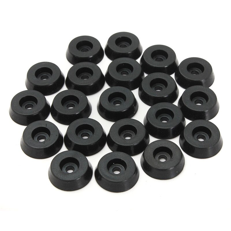 Juego de amortiguadores para coche, almohadillas de patas de goma para muebles y mesa, 18x15x5mm, 40 unids/set por juego