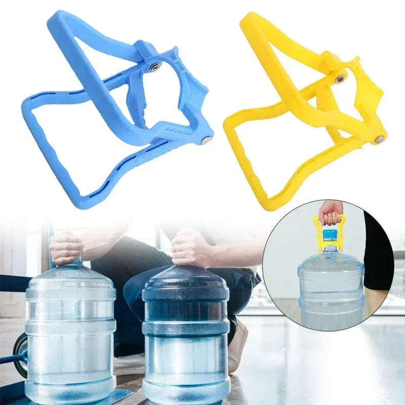 Cubos con asa para botella de agua, herramientas de transporte con mango ergonómico, portadores de cubo de agua para oficinas, escuelas, restaurantes,