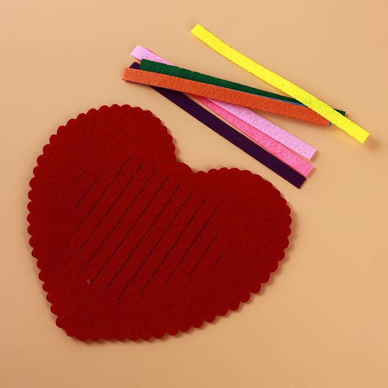 À la main enfants Non tissé pince enfants étude jouets bricolage feutre tissu artisanat maternelle enseignement précoce