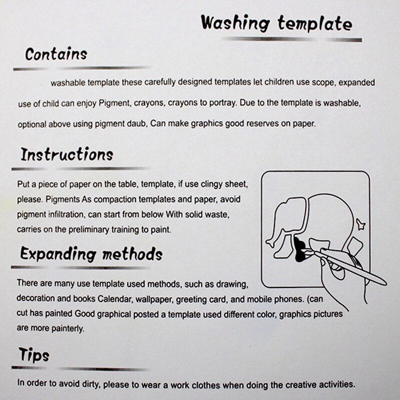Aribrush-pochoir de tatouage pour peinture, pochoir artisanal pour Scrapbooking, modèle de carte en papier de gaufrage, 16 pièces/ensemble, décoration murale à faire soi-même