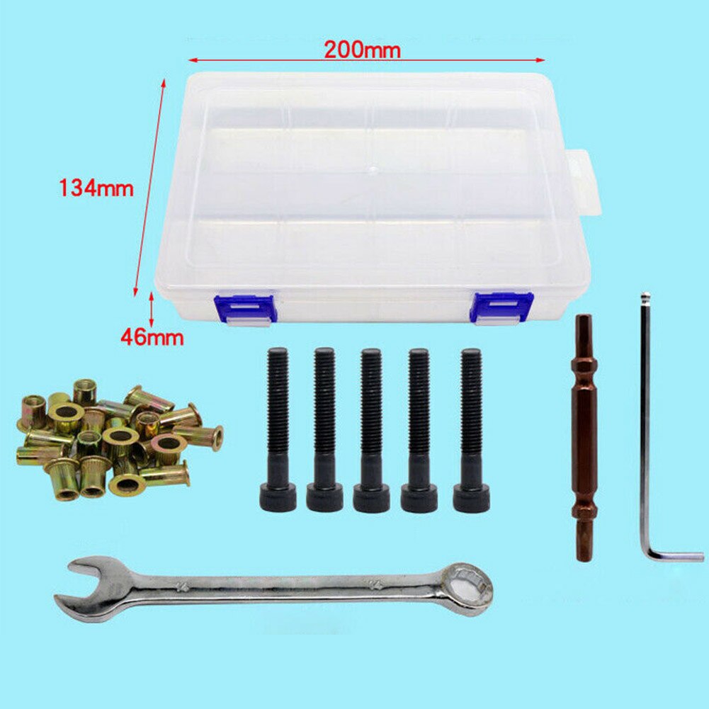 109pcs/set Pneumatic Easy Storage With Spanner DIY Handheld Nuts Tool Kit Electric Rivet Pistola Home Practical Multifunction