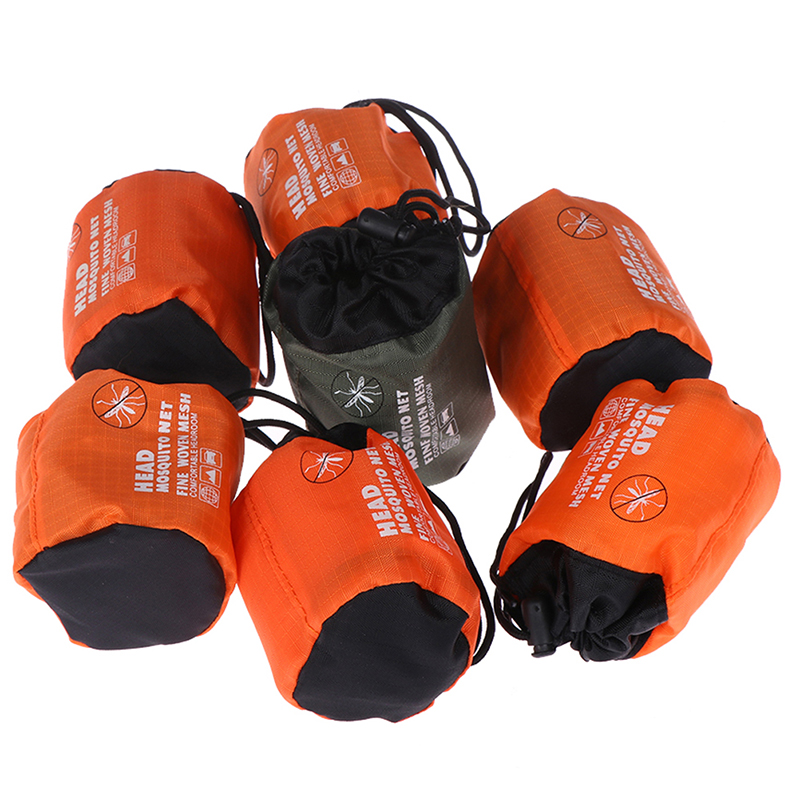 Gros tissu Midge moustique insecte chapeau Bug maille tête Net visage protecteur voyage Kits Camping randonnée en plein air équipement outil
