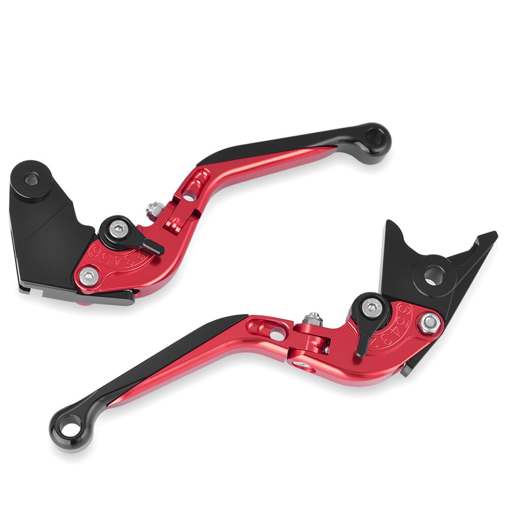 For Aprilia TUONO V4 1100RR Factory Motorbike Handbrake Motorcycle Accessories Folding Extendable Brake Clutch Levers: Red