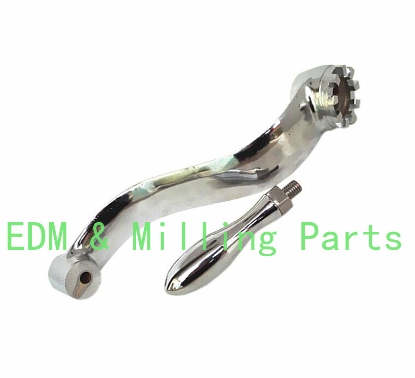 CNC Milling Machine 9 Teeth 16mm Elevating Knee Handle Crank Vertical The For Bridgeport Mill Part