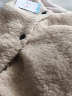 Winter warm kindervest voor babymeisjes, vest voor kinderen, peuterjasjes, meisjesvest, fleece effen: Biege / 8