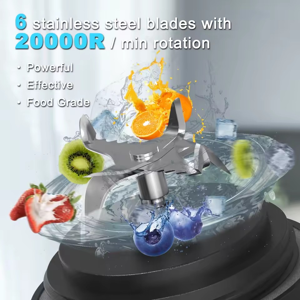 Licuadora portátil, exprimidor eléctrico de 600ML, mezclador de frutas, 4000mAh, recargable por USB, Mini licuadora, exprimidor Personal colorido