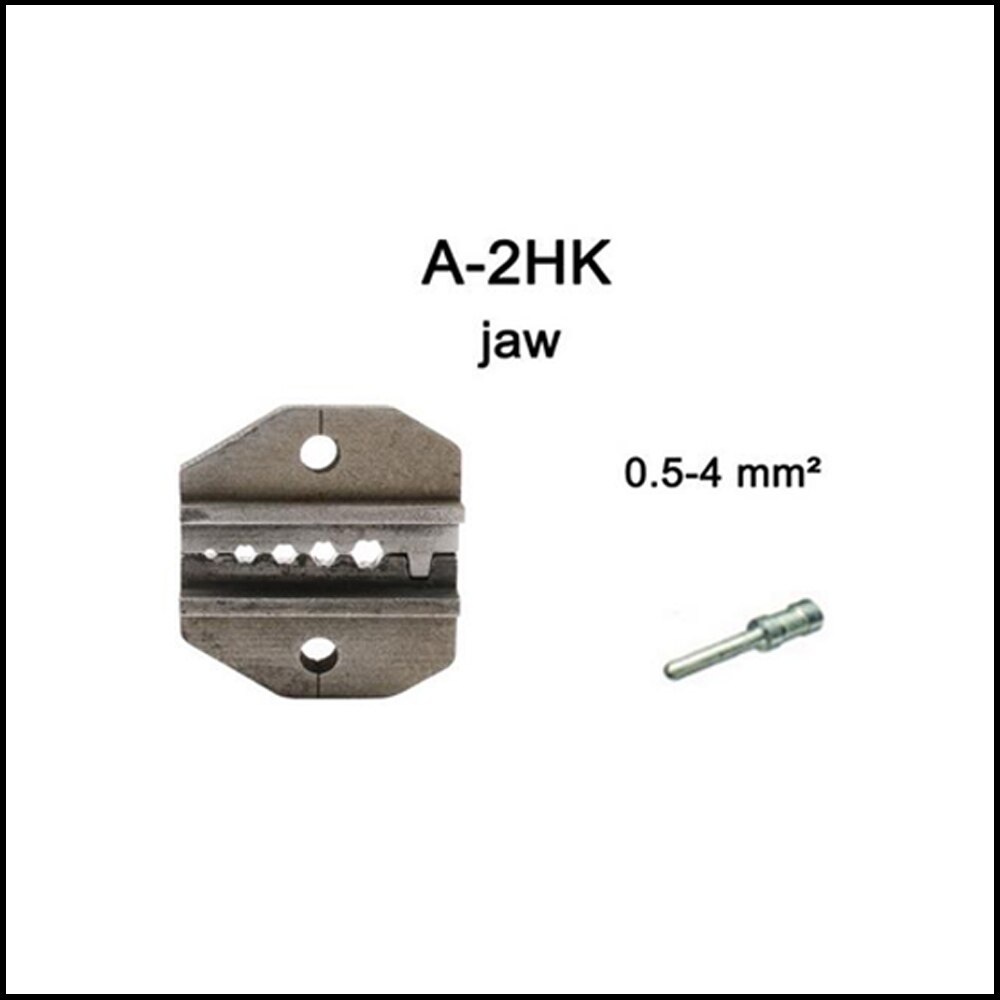 HS series plier Jaw Wire cutting custom jaws HS-30J/40J/25J/HS-30B/8#/9# ratchet crimping plier european style tool: A-2HK