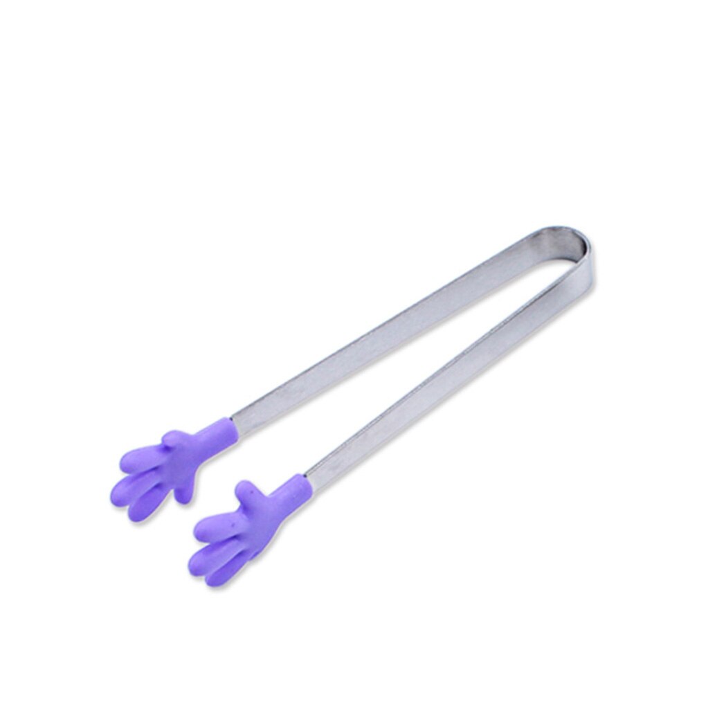 1Pcs Mini Siliconen Hand Vorm Pannenkoeken Cookies Tang Serveren Clips Keuken Gadgets