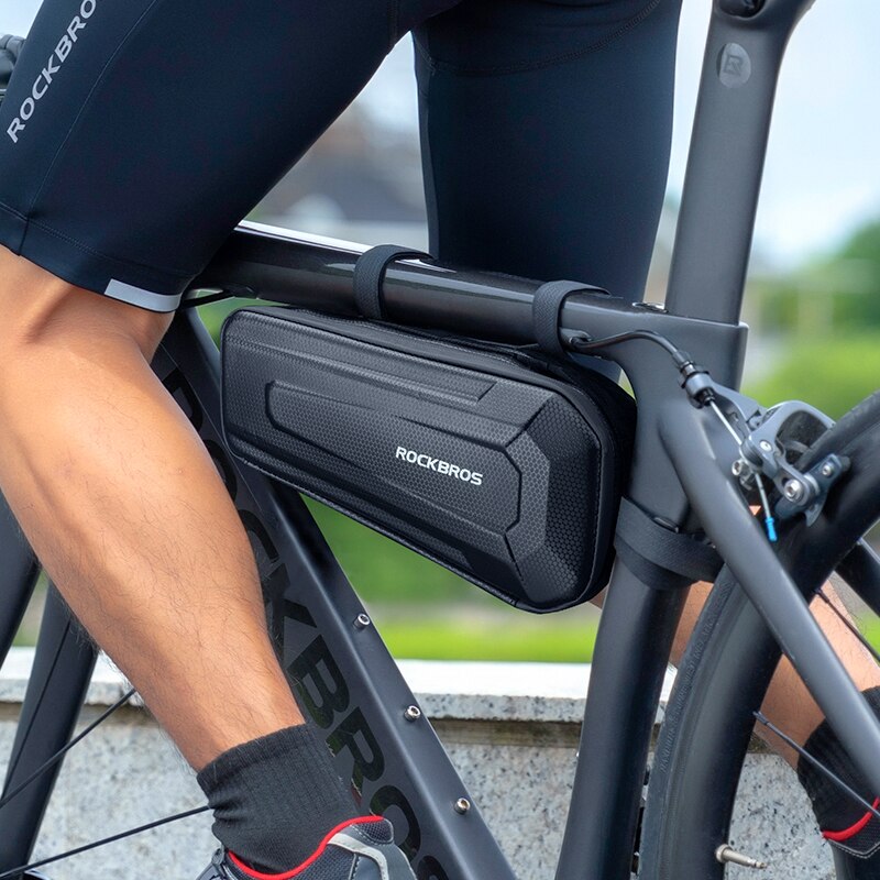 Borsa Da Telaio Bici RockBros – 1 Litro Per Tubo Superiore, Borsa Per MTB E Bici Da Corsa