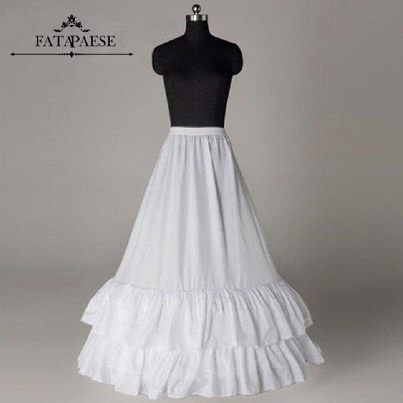 Ruffled Wedding Petticoat White Underskirt Women Crinoline Petticoats Wedding Girl Dress Jupon Mariage Wedding Accessories