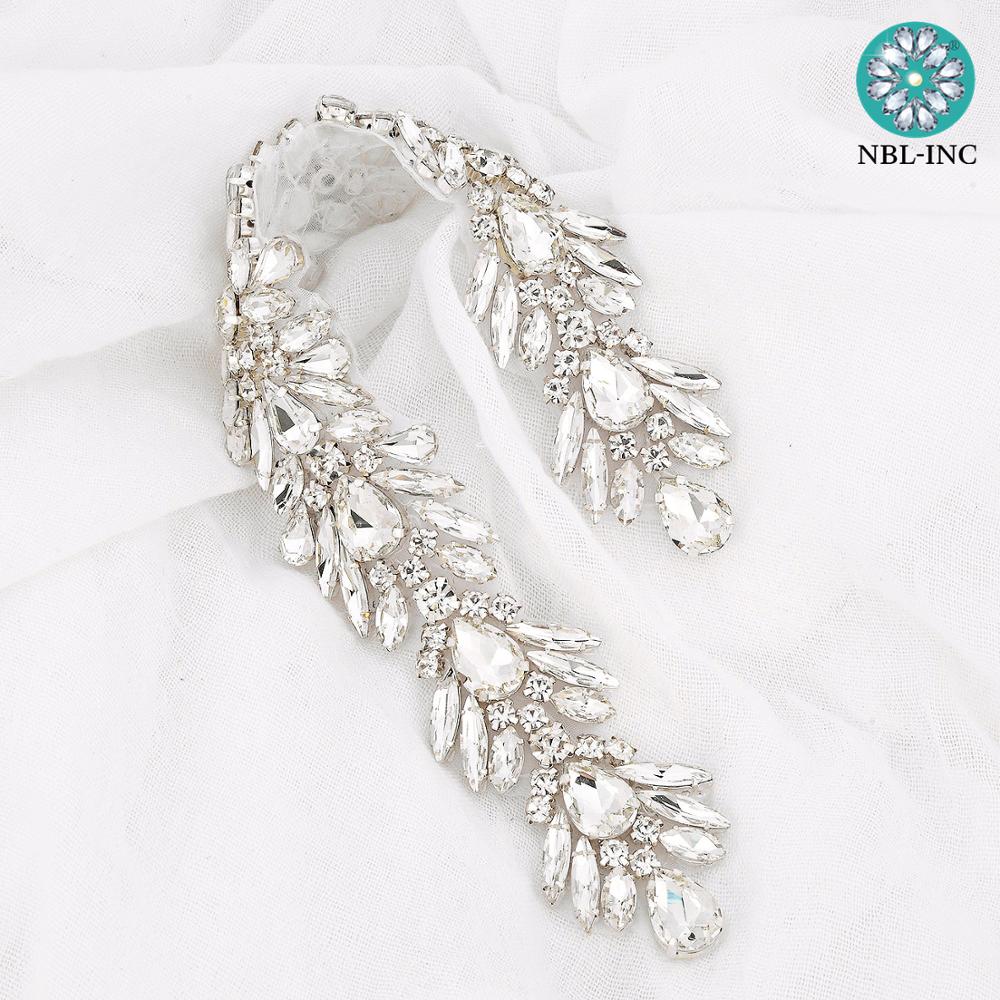 (1pc) Strass Braut gürtel hochzeit mit kristall diamant hochzeit kleid zubehör gürtel schärpe für hochzeit kleid WDD1094
