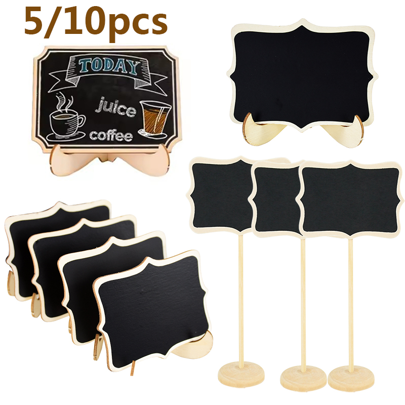 1/5 Stück rustikale Hochzeit Holztafel Herr Frau Brautparty Dekoration Photobooth Geburtstagsfeier DIY Dekor Schild Nachrichtentafel