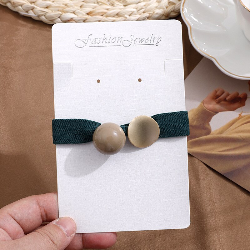 Trend Koreaanse Eenvoudige Duurzaam Chouchou Vrouwen Meisjes Elastische Haar Elastiekjes Holder Accessoires Tie Haar Touw Ring Hoofdtooi