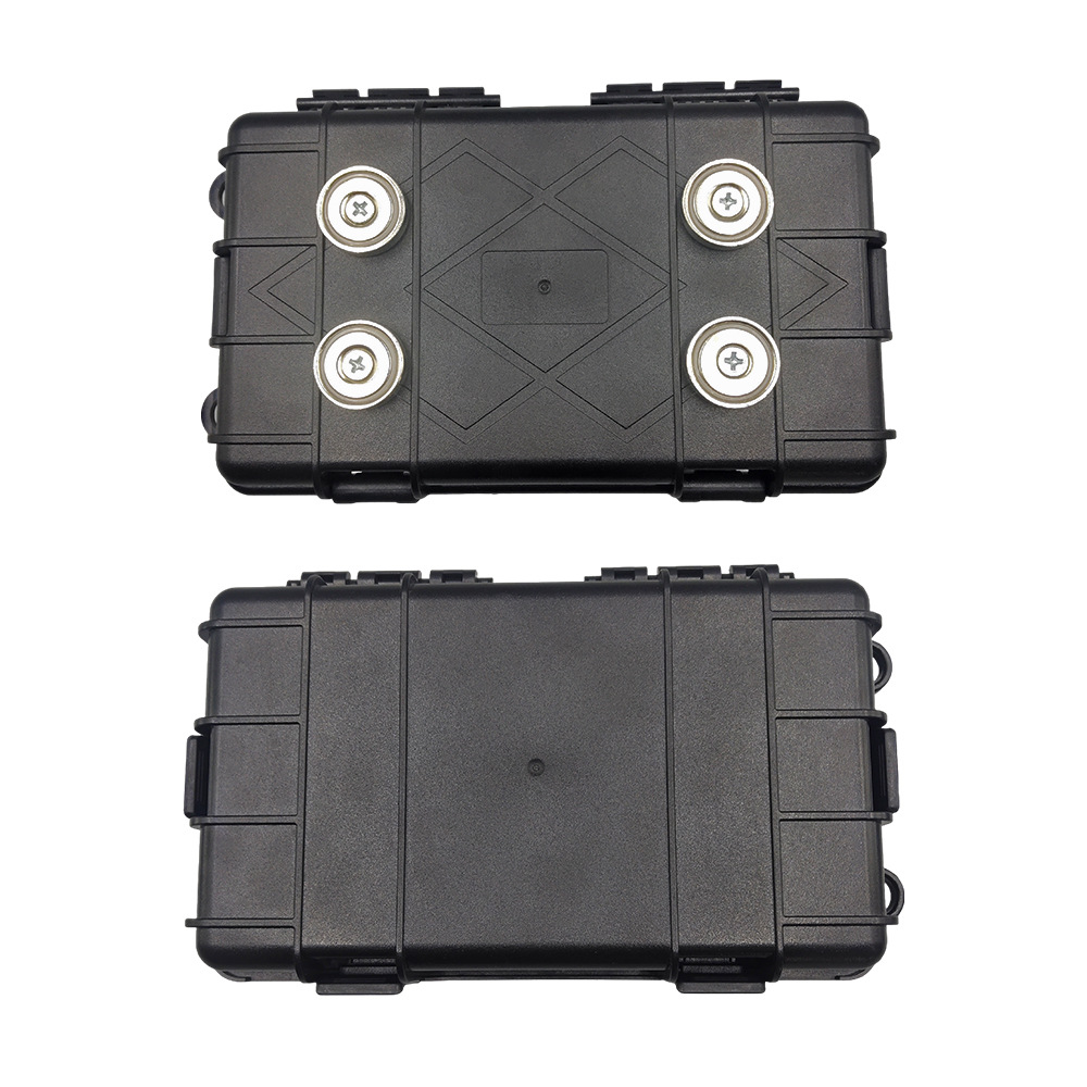 Verbeterde magnetische sleutelhouder onder de auto Waterdichte magnetische sleutelhouder onder voertuigen Outdoor sleutelkastje Verborgen sleutelkastjeaccessoires: Default Title