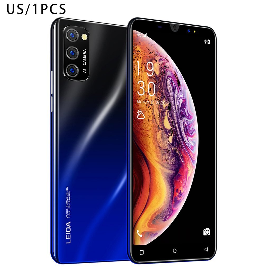 S20mini Smart 5 Inch HD Screen 1+16GB 8MP Front Camera Quad-core Strong High-performance Processor Phone: black US