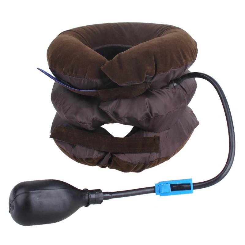 Dispositif gonflable en forme de U pour le cou | Cervicale, vertèbre dispositif de Traction pour le cou, épaule douleur, masseur relaxation, oreiller coussin d'air pour voyage