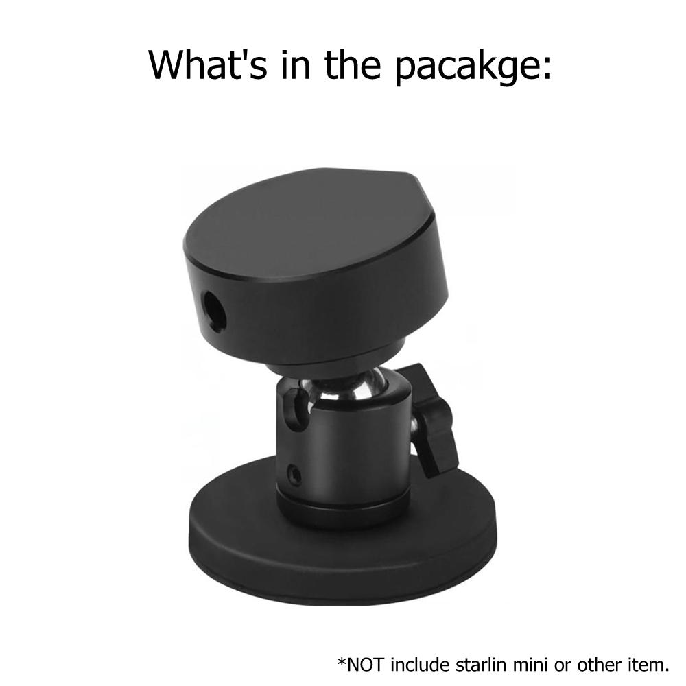 For Starlink Mini Adjustable Angle Magnetic Mount Temporary Roof Car Dashboard Mount for Starlink Mini Accessory: Default Title