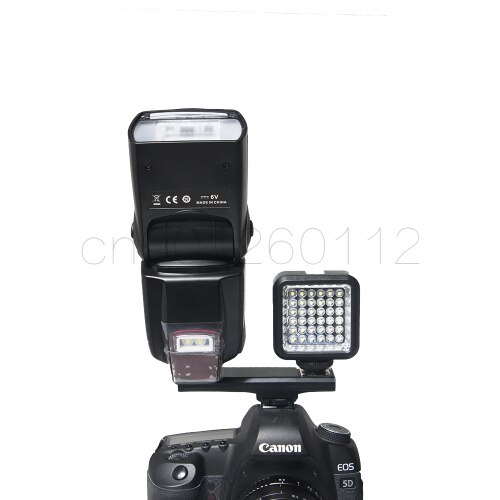 Soporte de brazo para cámara Dual Flash TTL, cable de sincronización Speedlite para Canon 7DII 70D 5DR 5DRS 5diii 6D 5D4 6D 7D 650D 700D