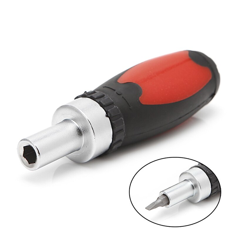 Ratchet Wrench Screwdriver Ratchet Handle Screw Driver Carbon Steel 6.35mm H15