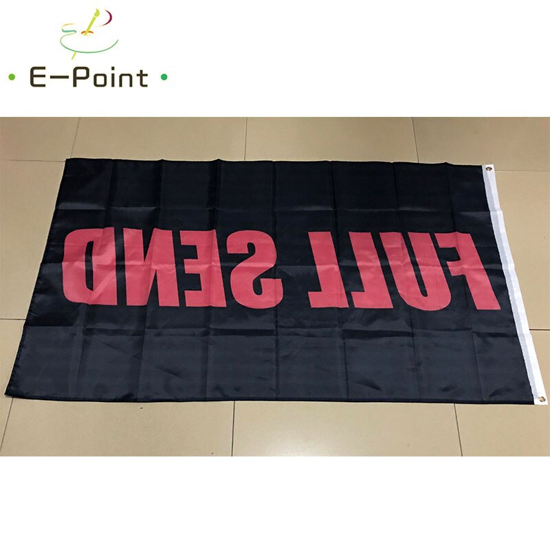 Black Background Red Full Send Flag 2ft*3ft (60*90cm) 3ft*5ft (90*150cm) Size Christmas Decorations for Home Flag Banner