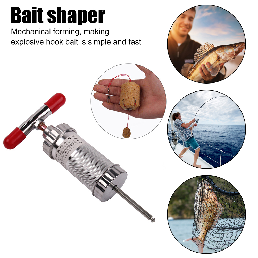 Portable Fishing Lure Shaper Former Fishing Baits Compressor Feeder Bait Forming Mold Device Outdoor Carp Fishing Accessories