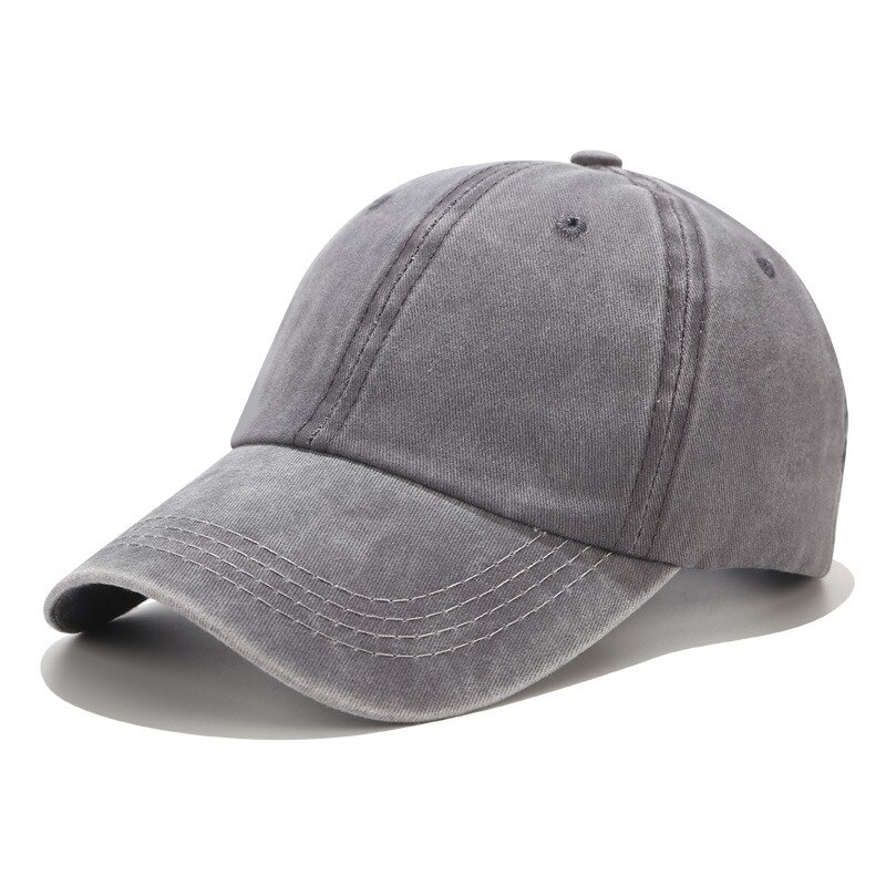 NWT Unisex Cap Outdoor Cap Super Solid Color Adjustable Cap Baseball Cap For Sprint and Summer: Gray