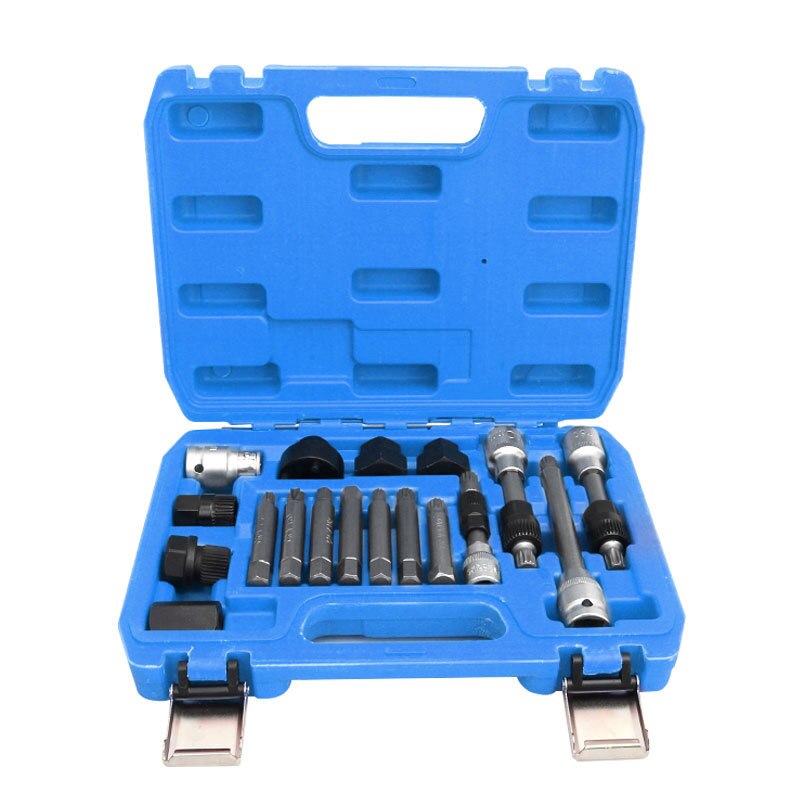 18Pcs Dynamo Freewheel Poelietrekker Dynamo Tool Set Speciale Socket Set