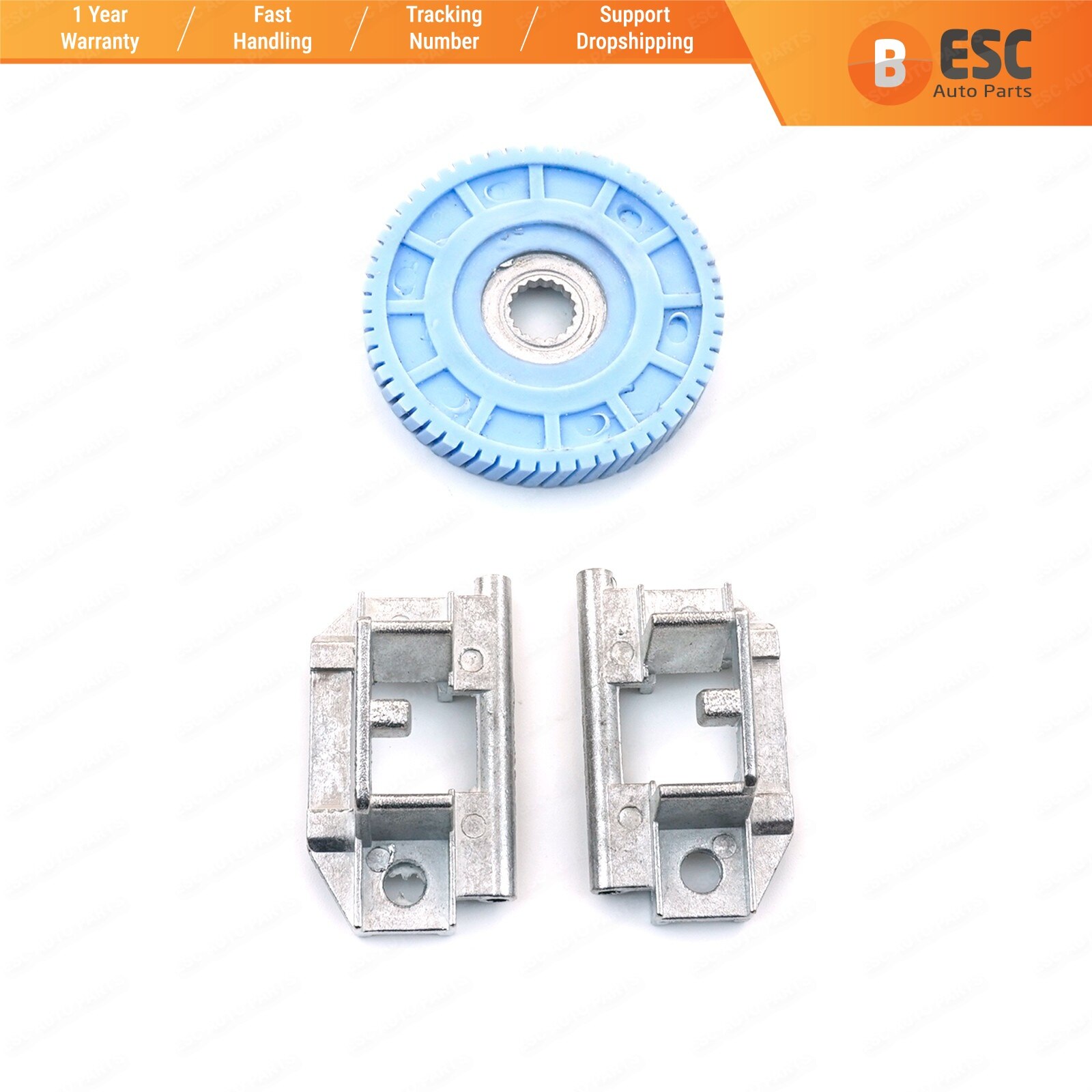 ESC – pièces automobiles pour Peugeot 206, curseur de toit ouvrant, supports gauche et droit et engrenage de moteur, depuis la turquie, esr8 + ESR27