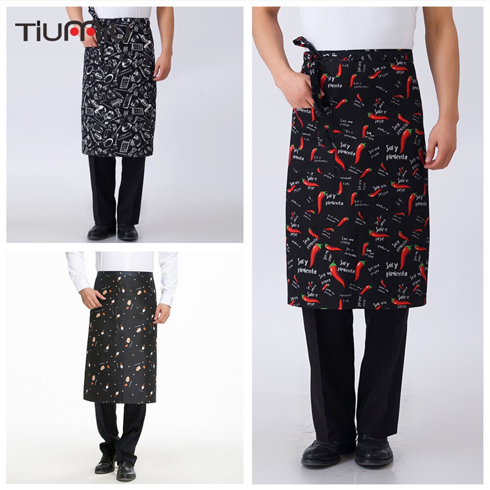 Chef Works Grembiule unisex Seattle Half Bistro, Blu, taglia unica