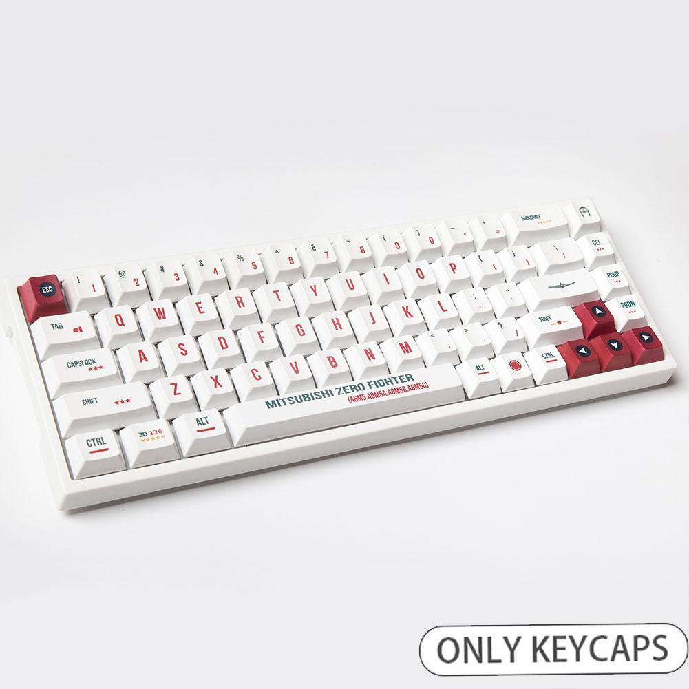 Gmk Airplane PBT Keycaps 132 Key Profile Dye Sub Keycap for CHERRY MX Switch Mechanical Keyboards Gmmk Pro GK61