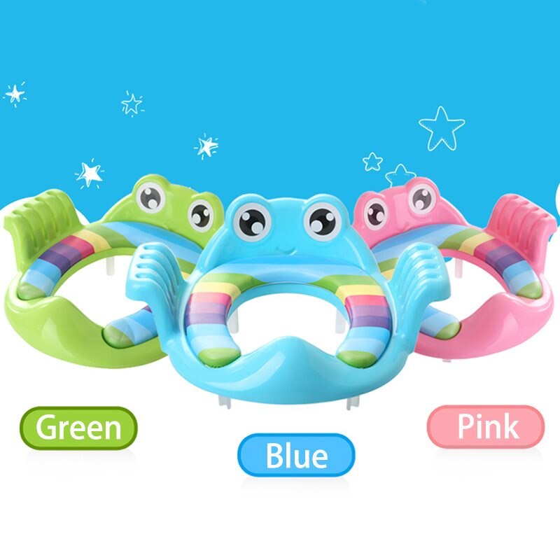 Baby Potty Training Seat 2 Colors Children&#39;s Potty Baby Toilet Seat with Adjustable Ladder Infant Toilet Training Folding Seat