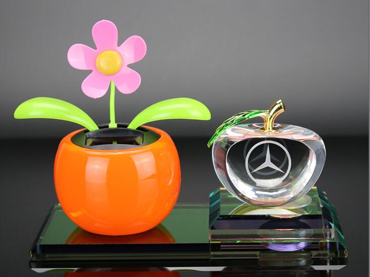 In Stock Swing Solar Flower,Magic Cute Flip Flap Swing ,Solar Plant Swing Solar Toy Interior Accessories Car Ornaments