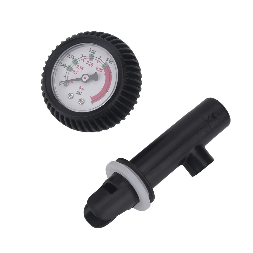 5.08 psi lufttrycksmätare termometer kontakt för uppblåsbar båt kajak flotte surfing