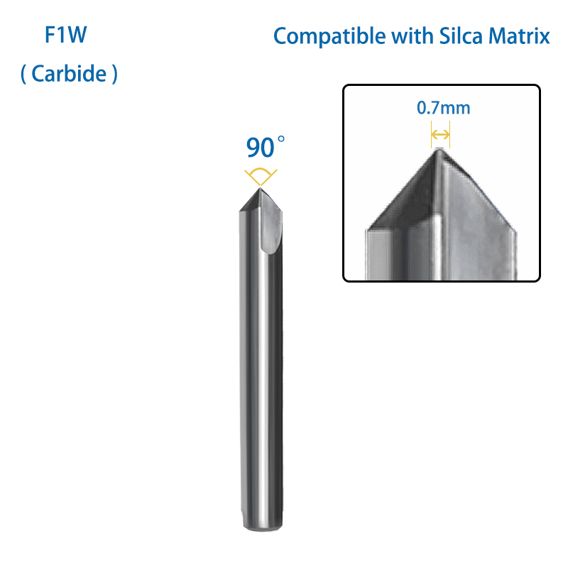 Milling Cutter F1 F20 F59 F6 F39 in Carbide Compatible with SILCA Matrix Key Duplicating Machine Locksmith Tools: Red