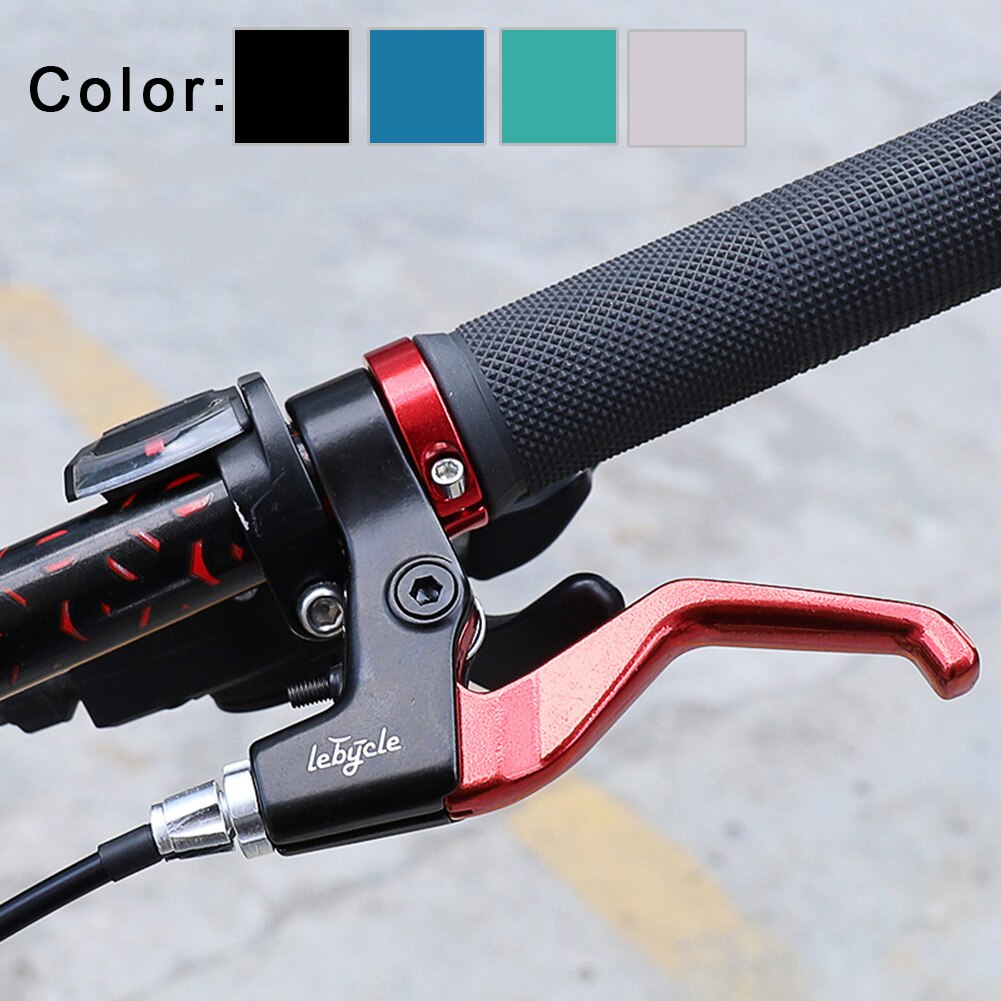 1 Pair Aluminum Alloy MTB Bicycle Road Bike Handle Hand Bar Brake Lever 22.2mm Ergonomic Brake Hand Bar 5 Colors