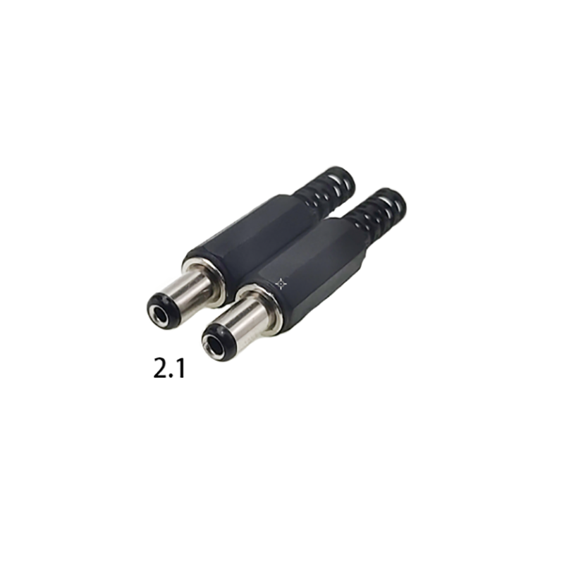 DC002 3.5mm x 1.35mm male DC power plug jack adapter connector plastic adapter 1.35*3.5mm DIY male adapter block: 5.5x21 / 10 piece
