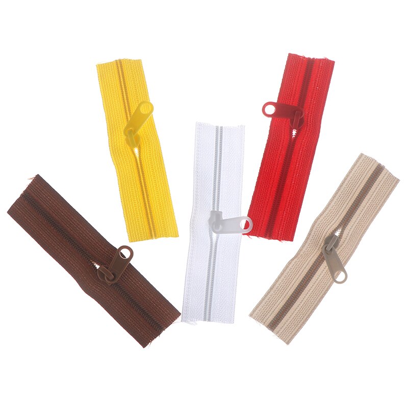 10Pcs/lot Mini Zipper Doll Dress Zipper 10cm Handmade Craft Sewing DIY Accessories Scrapbooking Garment Applique