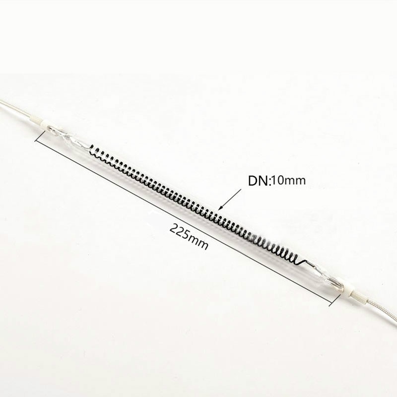 220V,400W carbon fiber infrared heating element for Baking lamp physiotherapy lamp drying Carbon fiber quartz tube heating lamp